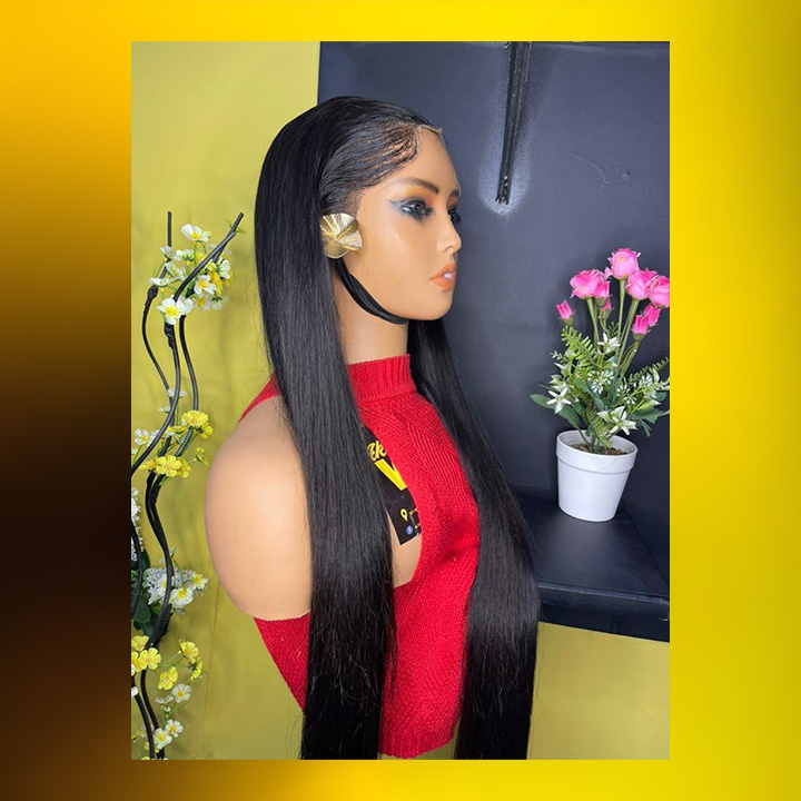 34" Bone Straight with HD frontal